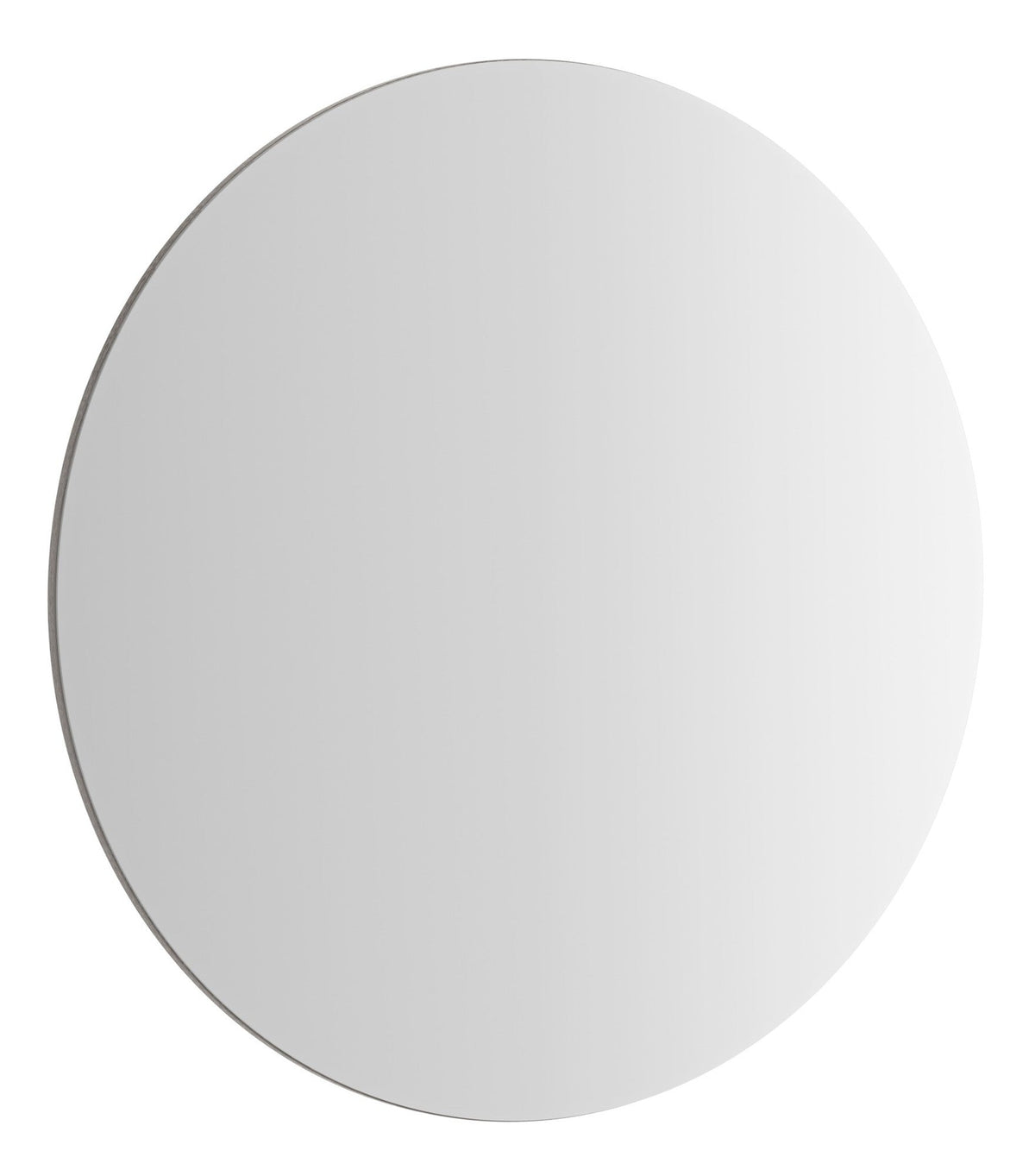 VitrA 795x795mm Round Mirror - Brushed Chrome