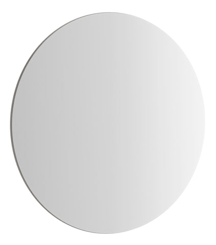 VitrA 795x795mm Round Mirror - Brushed Chrome