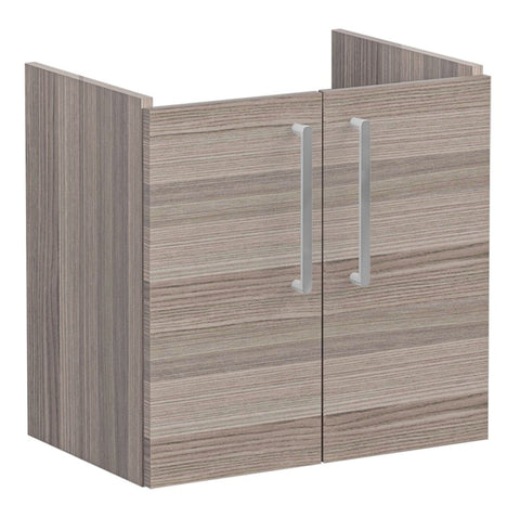 VitrA Root Flat 60cm 2 Door Wall Hung Slim Washbasin Unit - Cordoba