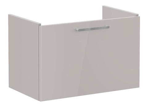 VitrA Root Flat 80cm 1 Drawer Washbasin Unit - Bright Sahara Beige