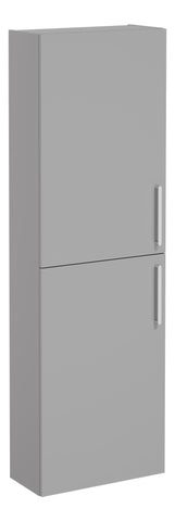 VitrA Root Flat 55cm 2 Door Slim Tall Unit (LH Hinge) - Matt Rock Grey