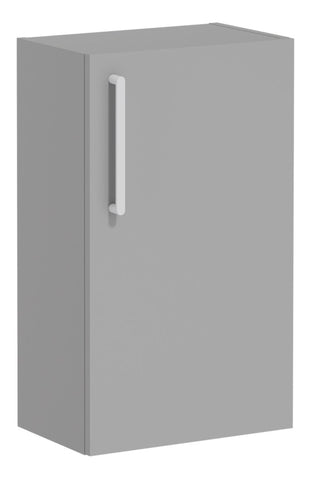 VitrA Root Flat 40cm 1 Door Slim Lower/Base Unit (RH Hinge) - Matt Rock Grey