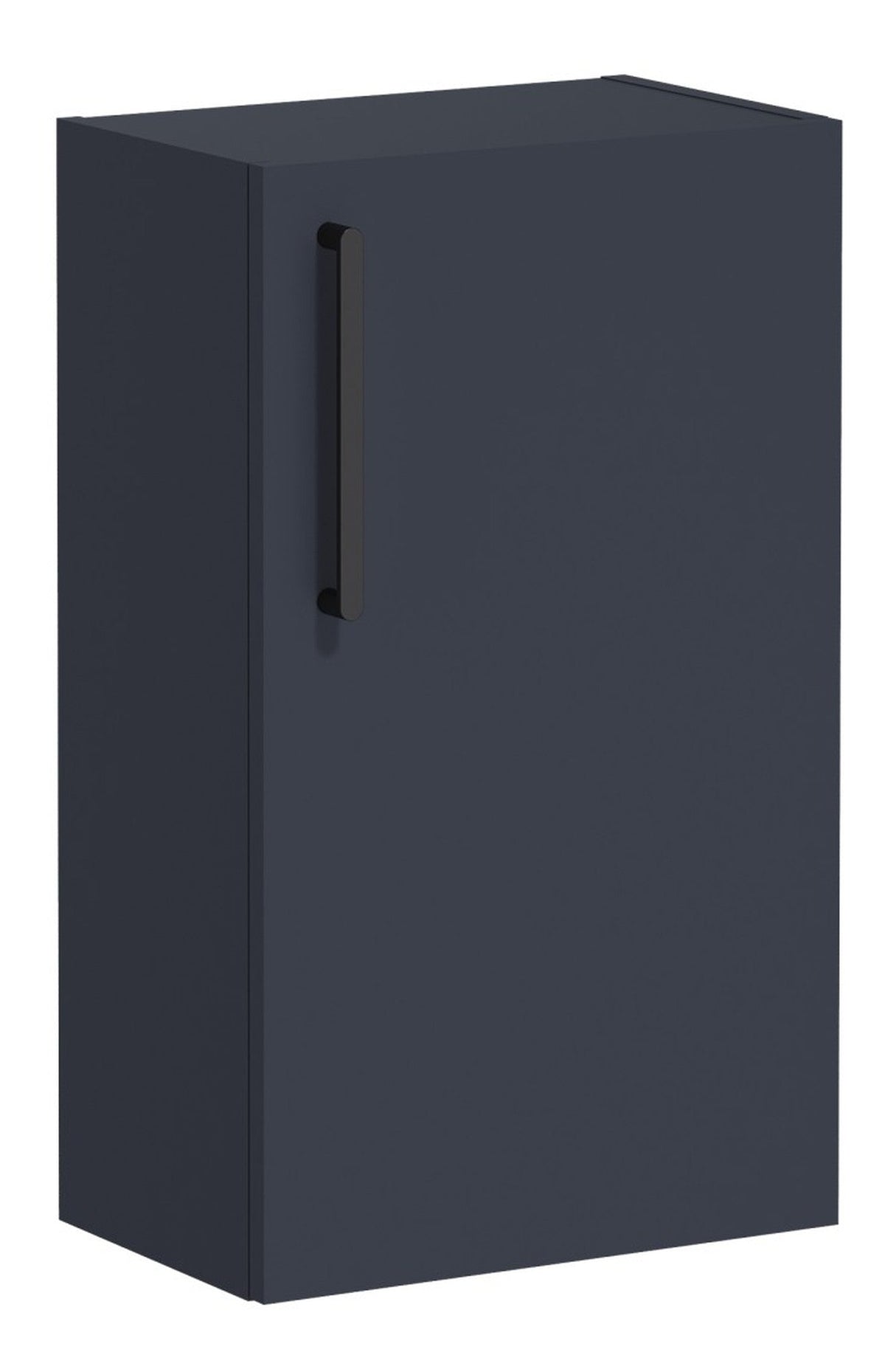 VitrA Root Flat 40cm 1 Door Slim Lower/Base Unit (RH Hinge) - Matt Dark Blue