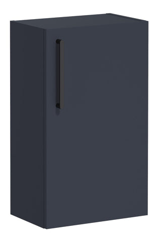 VitrA Root Flat 40cm 1 Door Slim Lower/Base Unit (RH Hinge) - Matt Dark Blue