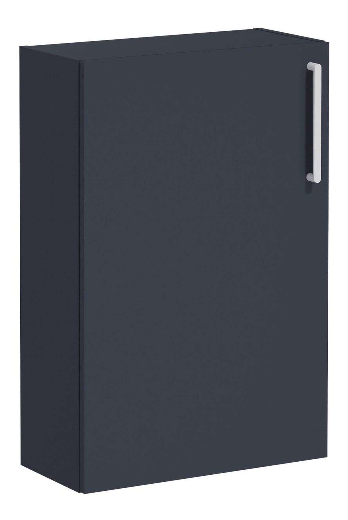 VitrA Root Flat 55cm 1 Door Slim Lower/Base Unit (LH Hinge) - Matt Dark Blue