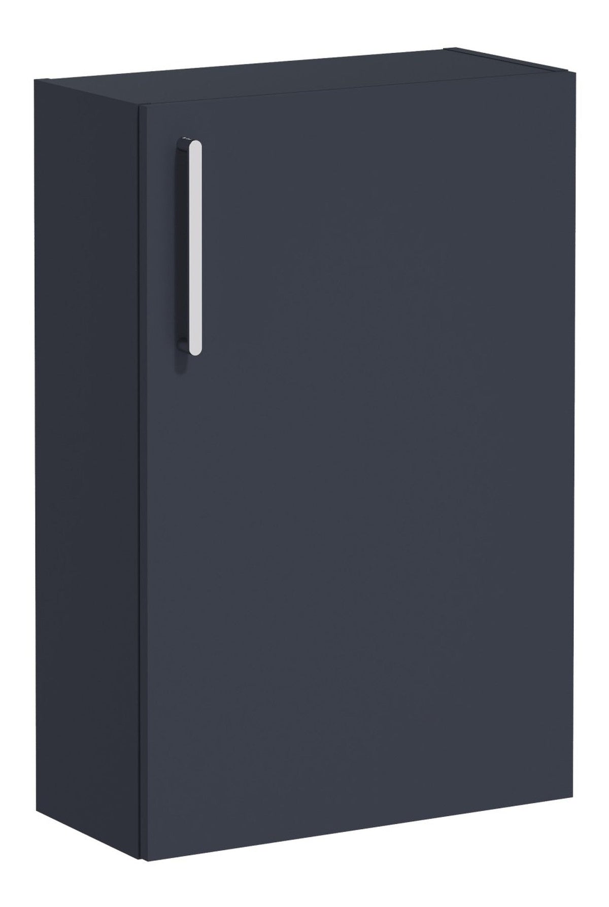 VitrA Root Flat 55cm 1 Door Slim Lower/Base Unit (RH Hinge) - Matt Dark Blue