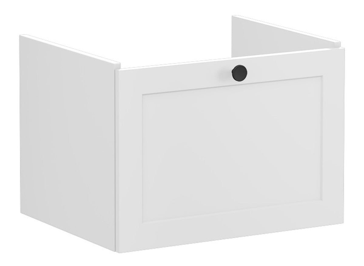 VitrA Root Classic 60cm 1 Drawer Washbasin Unit - Matt Light Grey