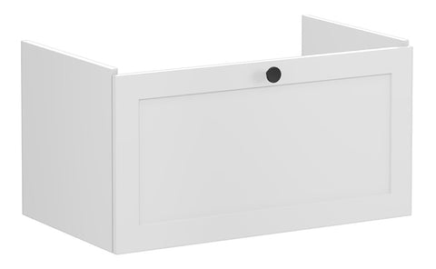 VitrA Root Classic 80cm 1 Drawer Washbasin Unit - Matt Light Grey