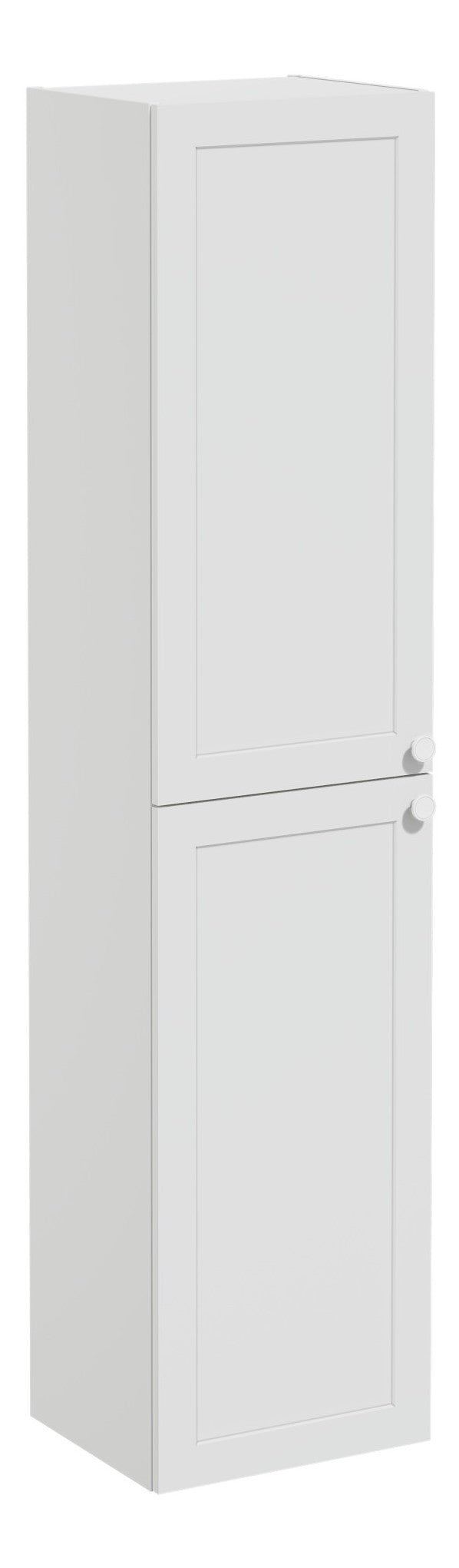 VitrA Root Classic 40cm 2 Door Tall Unit (LH Hinge) - Matt Light Grey