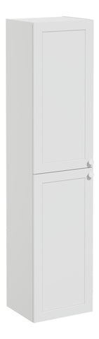VitrA Root Classic 40cm 2 Door Tall Unit (LH Hinge) - Matt Light Grey