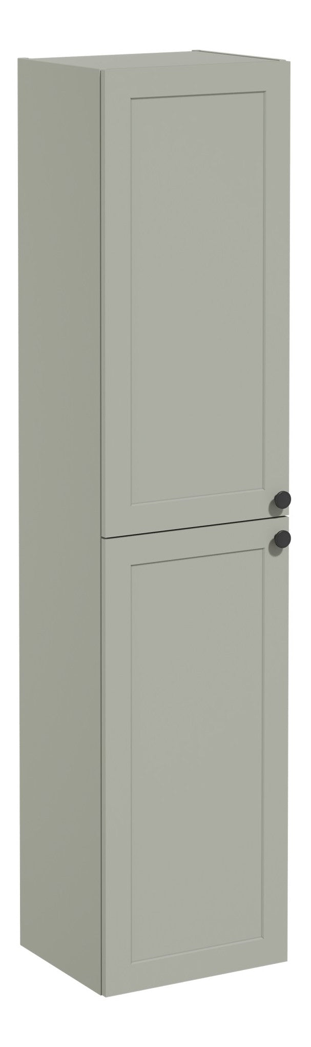 VitrA Root Classic 40cm 2 Door Tall Unit (LH Hinge) - Matt Retro Green