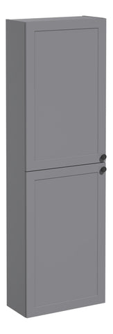 VitrA Root Classic 55cm 2 Door Slim Tall Unit (LH Hinge) - Matt Grey