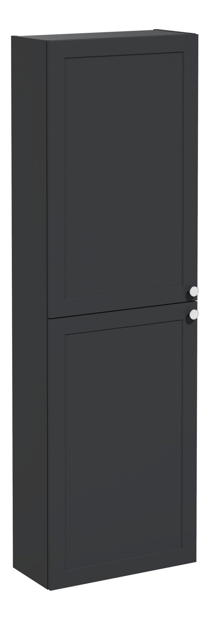 VitrA Root Classic 55cm 2 Door Slim Tall Unit (LH Hinge) - Matt Graphite