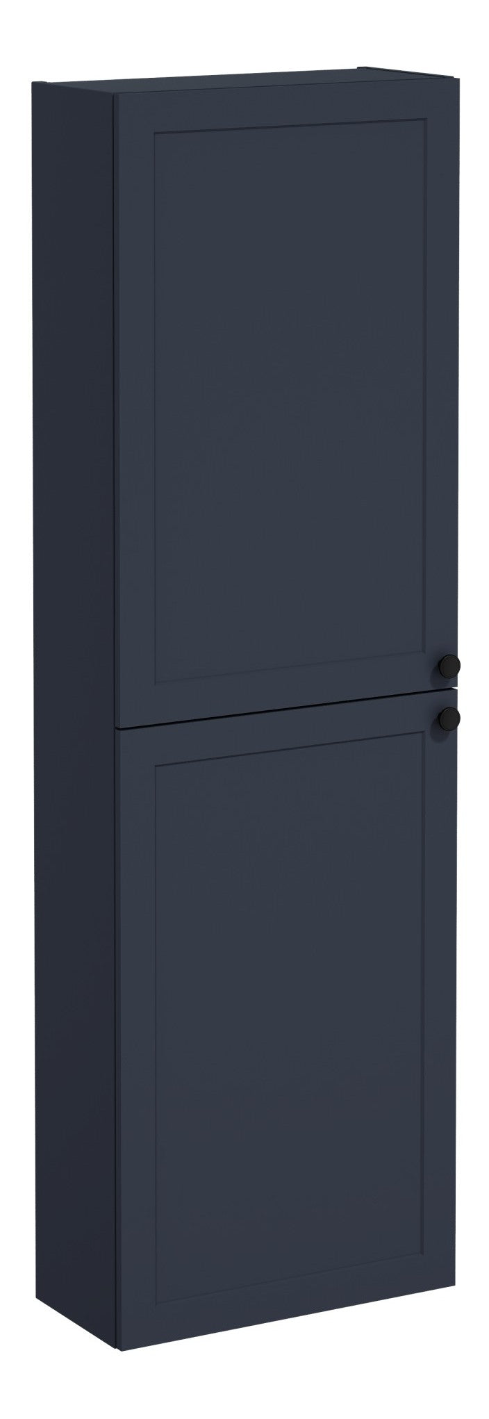 VitrA Root Classic 55cm 2 Door Slim Tall Unit (LH Hinge) - Matt Dark Blue