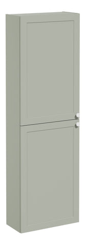 VitrA Root Classic 55cm 2 Door Slim Tall Unit (LH Hinge) - Matt Retro Green