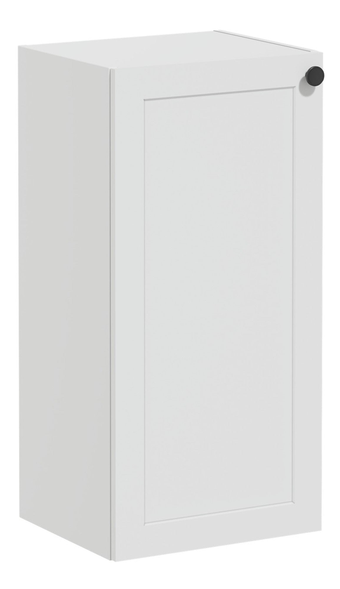 VitrA Root Classic 40cm 1 Door Lower/Base Unit (LH Hinge) - Matt Light Grey