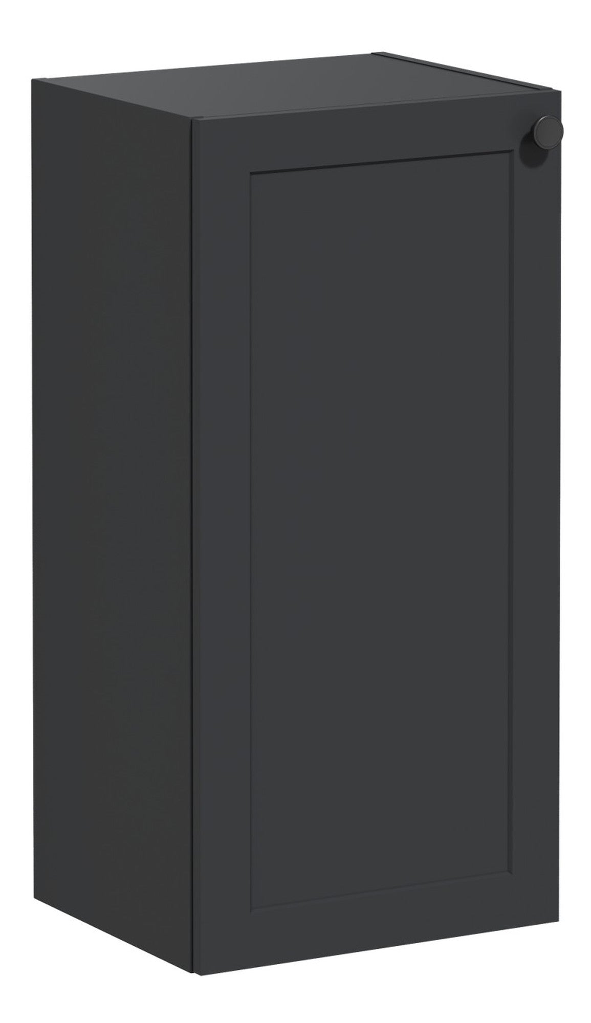 VitrA Root Classic 40cm 1 Door Lower/Base Unit (LH Hinge) - Matt Graphite
