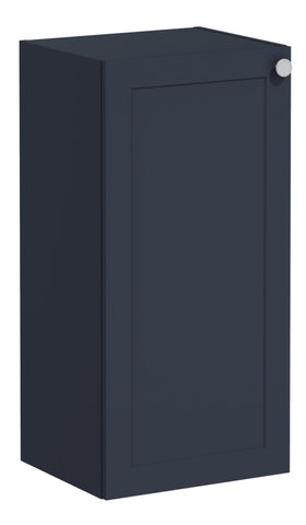 VitrA Root Classic 40cm 1 Door Lower/Base Unit (LH Hinge) - Matt Dark Blue