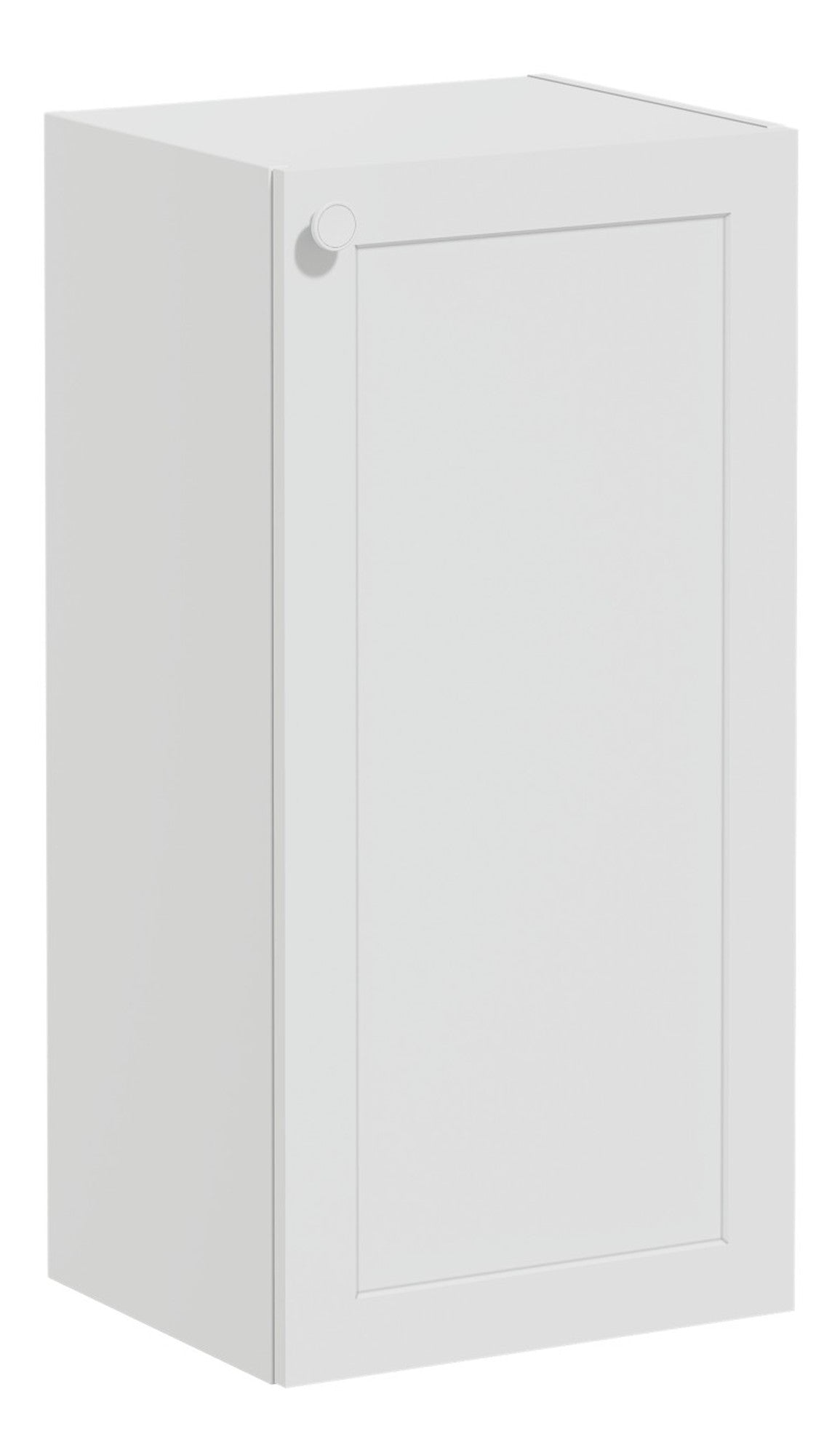 VitrA Root Classic 40cm 1 Door Lower/Base Unit (RH Hinge) - Matt Light Grey