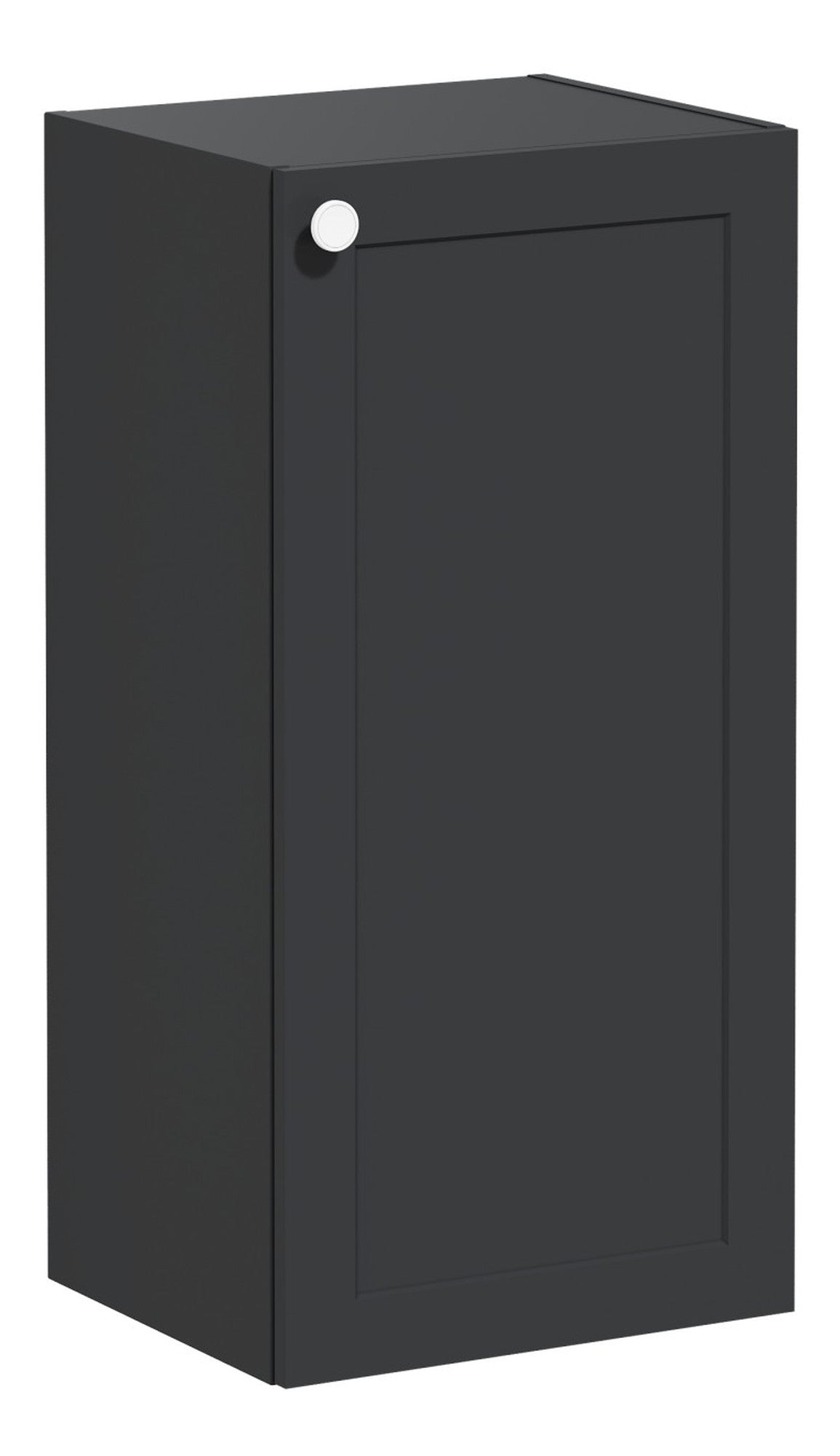 VitrA Root Classic 40cm 1 Door Lower/Base Unit (RH Hinge) - Matt Graphite