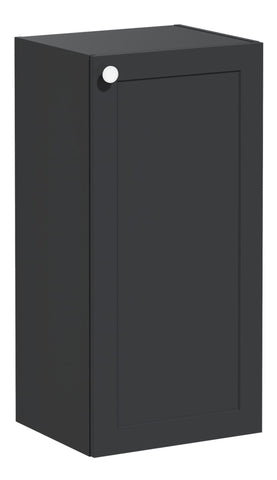 VitrA Root Classic 40cm 1 Door Lower/Base Unit (RH Hinge) - Matt Graphite