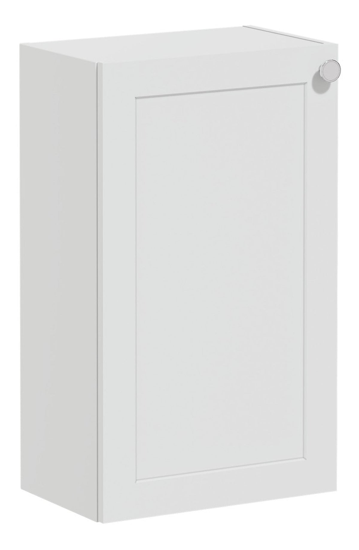 VitrA Root Classic 40cm 1 Door Slim Lower/Base Unit (LH Hinge) - Matt Light Grey
