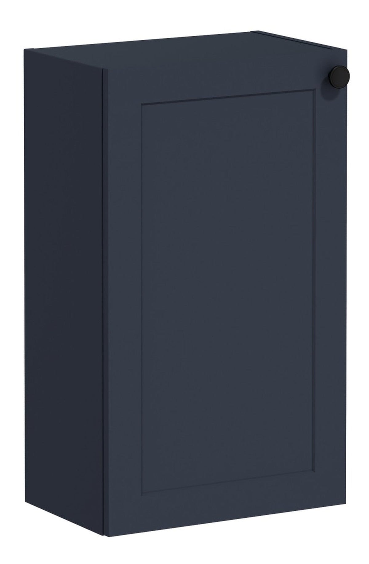 VitrA Root Classic 40cm 1 Door Slim Lower/Base Unit (LH Hinge) - Matt Dark Blue