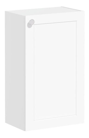 VitrA Root Classic 40cm 1 Door Slim Lower/Base Unit (RH Hinge) - Matt White