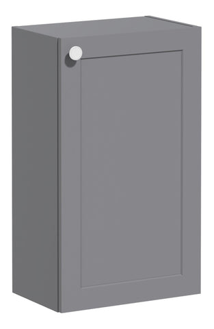 VitrA Root Classic 40cm 1 Door Slim Lower/Base Unit (RH Hinge) - Matt Grey
