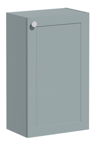 VitrA Root Classic 40cm 1 Door Slim Lower/Base Unit (RH Hinge) - Matt Fjord Green