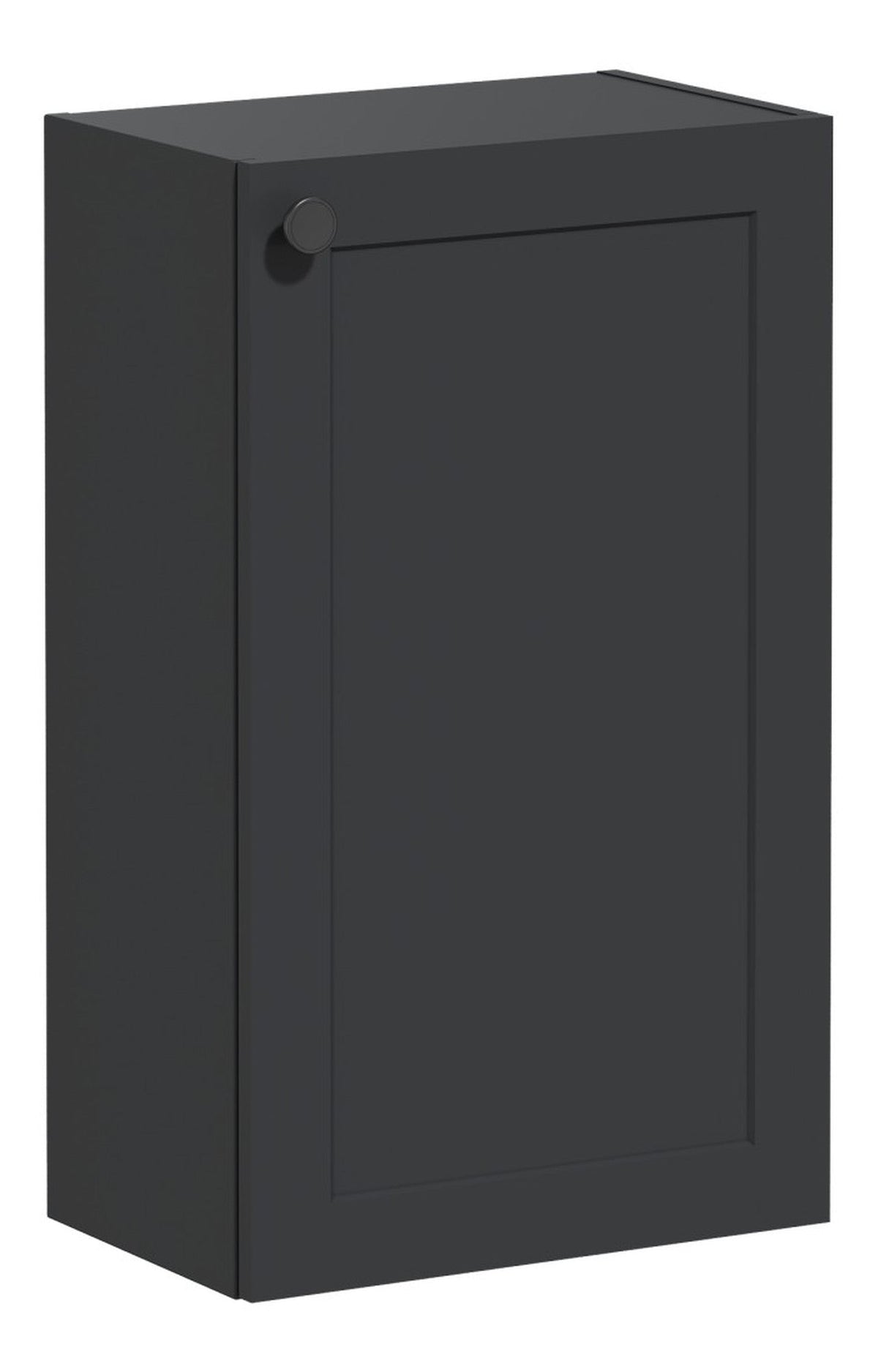 VitrA Root Classic 40cm 1 Door Slim Lower/Base Unit (RH Hinge) - Matt Graphite