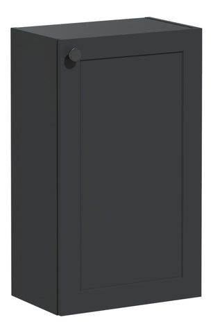 VitrA Root Classic 40cm 1 Door Slim Lower/Base Unit (RH Hinge) - Matt Graphite