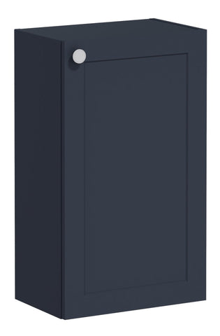 VitrA Root Classic 40cm 1 Door Slim Lower/Base Unit (RH Hinge) - Matt Dark Blue