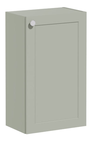 VitrA Root Classic 40cm 1 Door Slim Lower/Base Unit (RH Hinge) - Matt Retro Green
