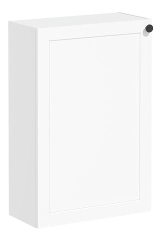 VitrA Root Classic 55cm 1 Door Slim Lower/Base Unit (LH Hinge) - Matt White