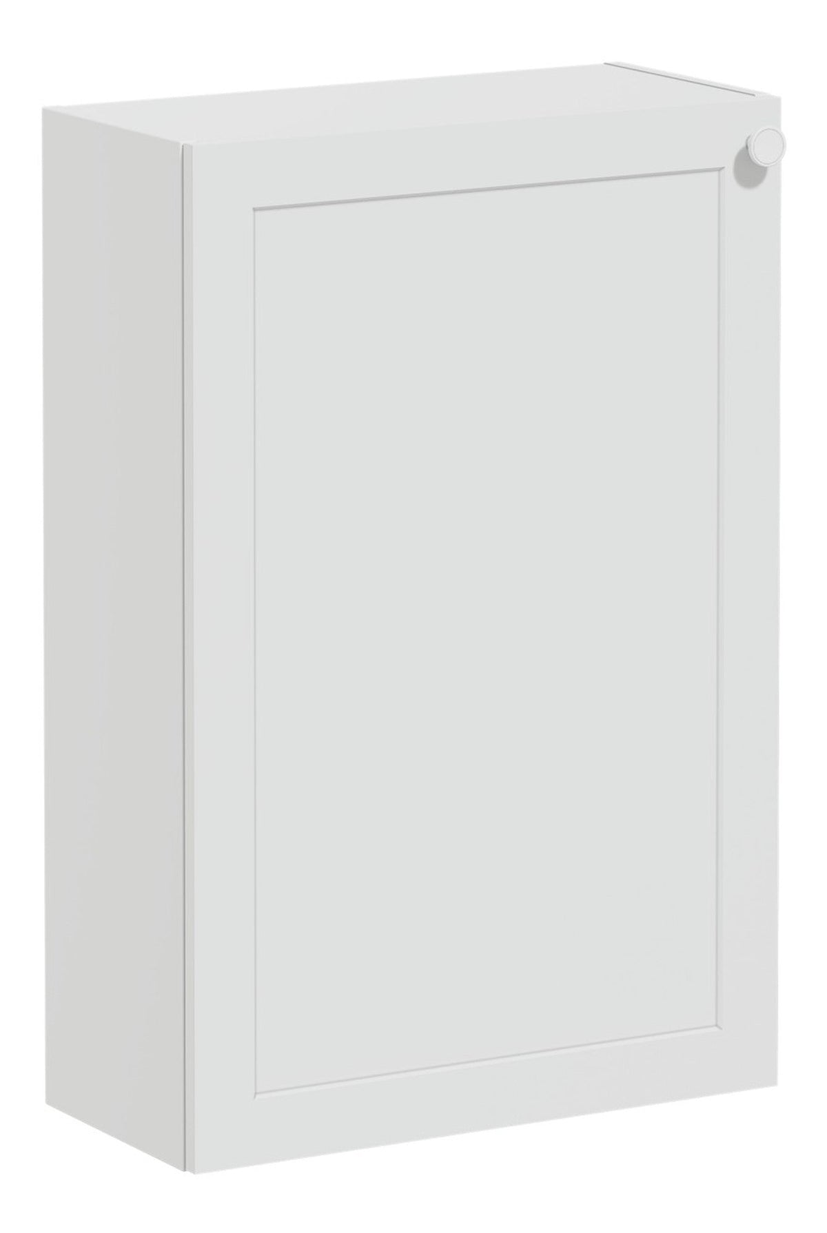 VitrA Root Classic 55cm 1 Door Slim Lower/Base Unit (LH Hinge) - Matt Light Grey