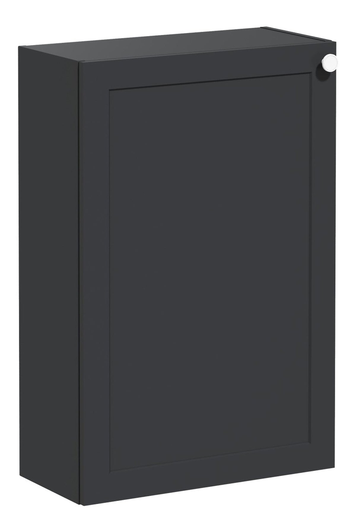 VitrA Root Classic 55cm 1 Door Slim Lower/Base Unit (LH Hinge) - Matt Graphite