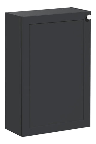 VitrA Root Classic 55cm 1 Door Slim Lower/Base Unit (LH Hinge) - Matt Graphite