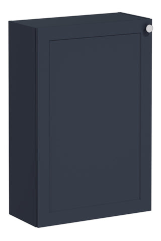 VitrA Root Classic 55cm 1 Door Slim Lower/Base Unit (LH Hinge) - Matt Dark Blue