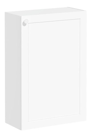 VitrA Root Classic 55cm 1 Door Slim Lower/Base Unit (RH Hinge) - Matt White