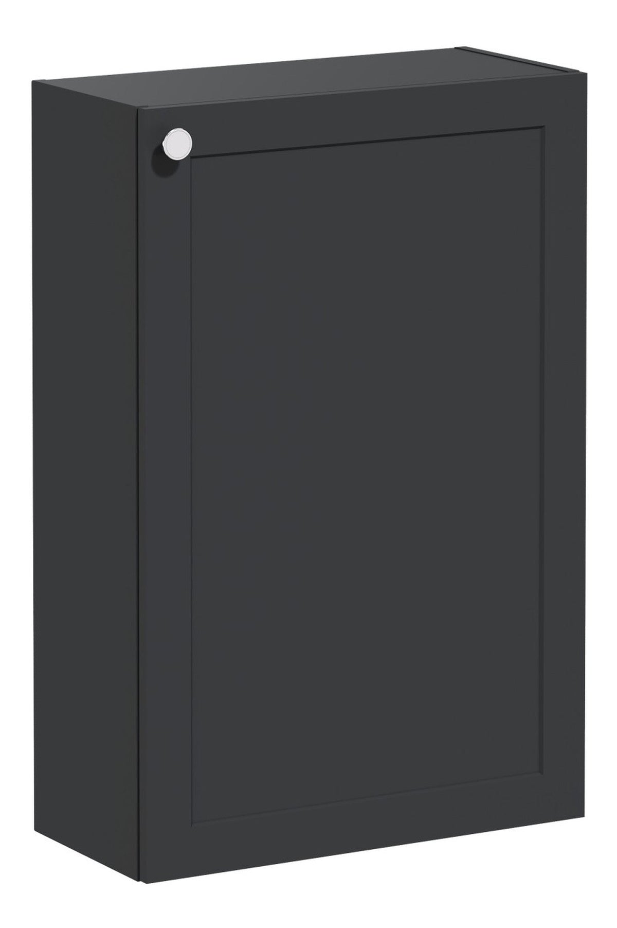 VitrA Root Classic 55cm 1 Door Slim Lower/Base Unit (RH Hinge) - Matt Graphite