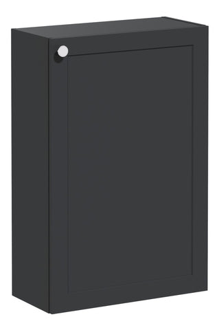 VitrA Root Classic 55cm 1 Door Slim Lower/Base Unit (RH Hinge) - Matt Graphite