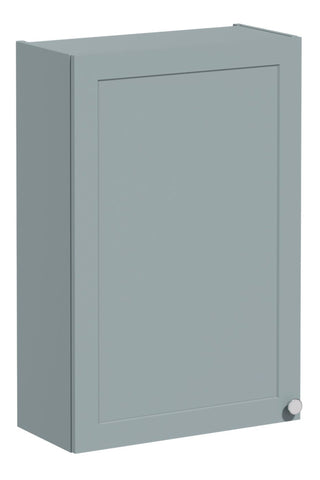 VitrA Root Classic 60cm 1 Door Upper/Wall Unit (LH Hinge) - Matt Fjord Green