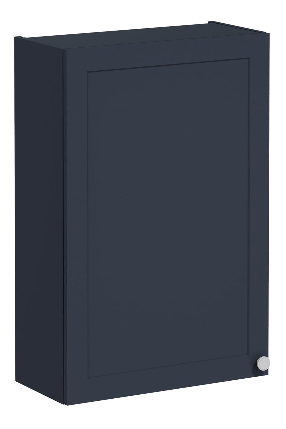 VitrA Root Classic 60cm 1 Door Upper/Wall Unit (LH Hinge) - Matt Dark Blue