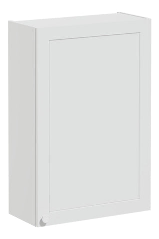 VitrA Root Classic 60cm 1 Door Upper/Wall Unit (RH Hinge) - Matt Light Grey