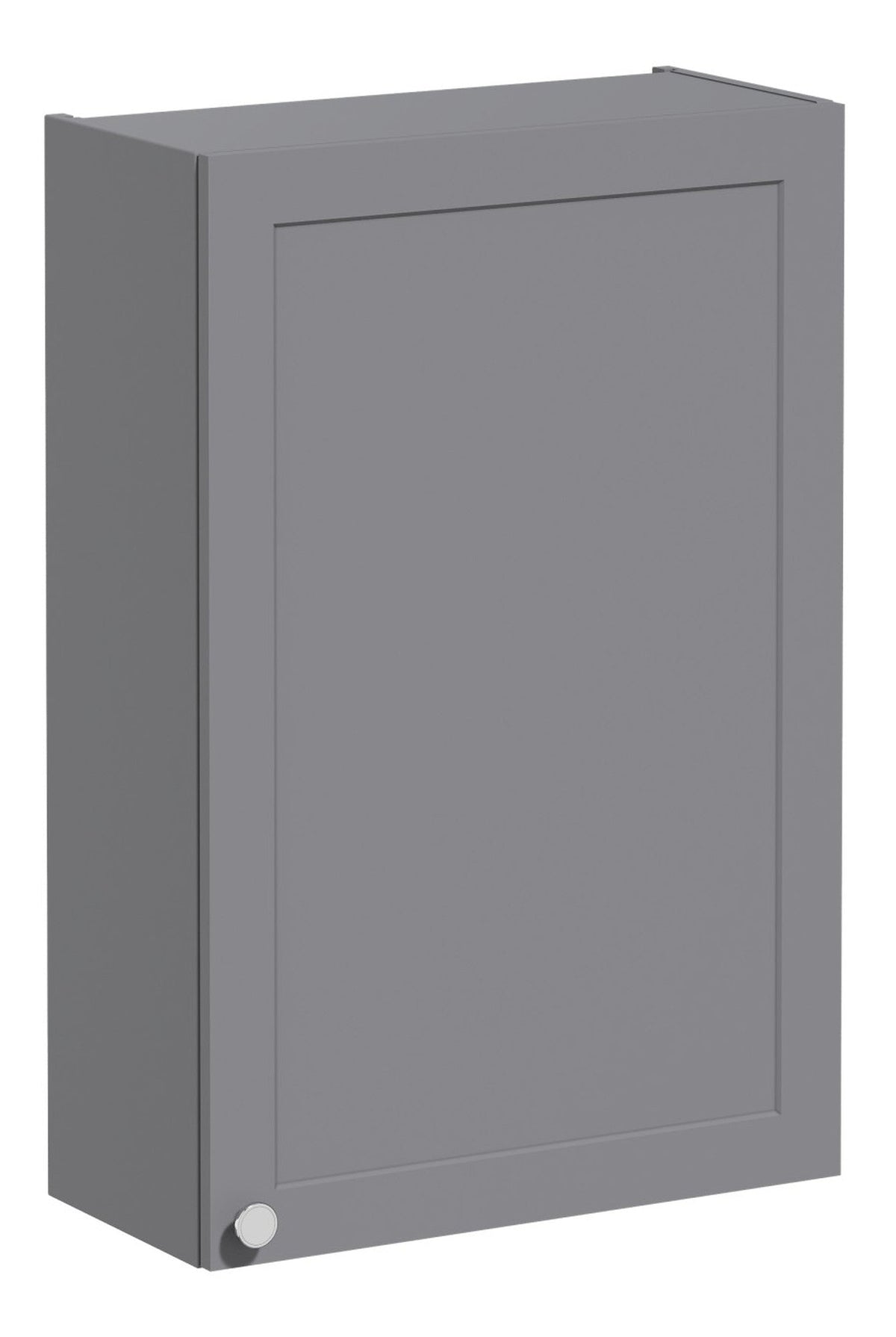 VitrA Root Classic 60cm 1 Door Upper/Wall Unit (RH Hinge) - Matt Grey