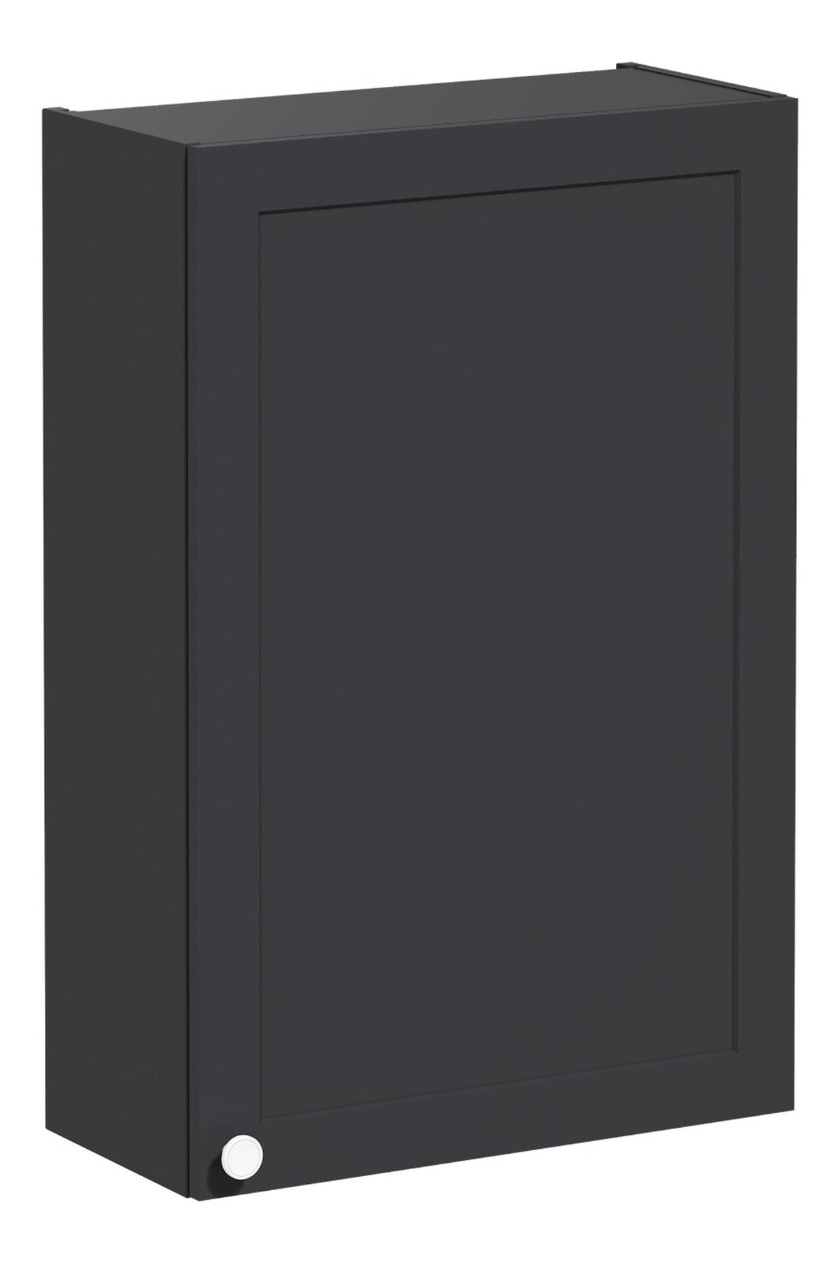 VitrA Root Classic 60cm 1 Door Upper/Wall Unit (RH Hinge) - Matt Graphite