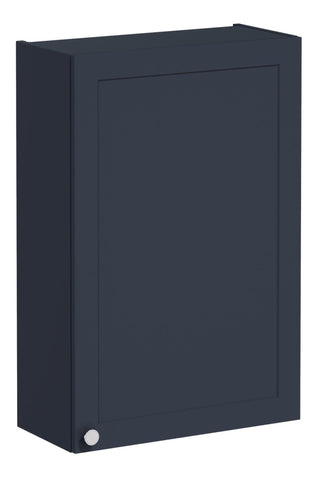 VitrA Root Classic 60cm 1 Door Upper/Wall Unit (RH Hinge) - Matt Dark Blue