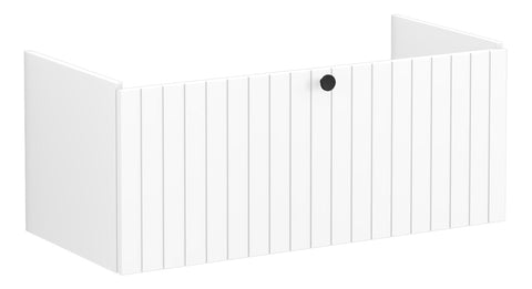 VitrA Root Groove 100cm 1 Drawer Washbasin Unit - Matt White