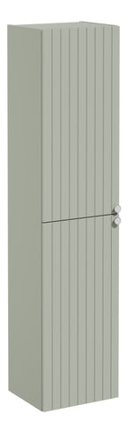 VitrA Root Groove 40cm 2 Door Tall Unit (LH Hinge) - Matt Retro Green